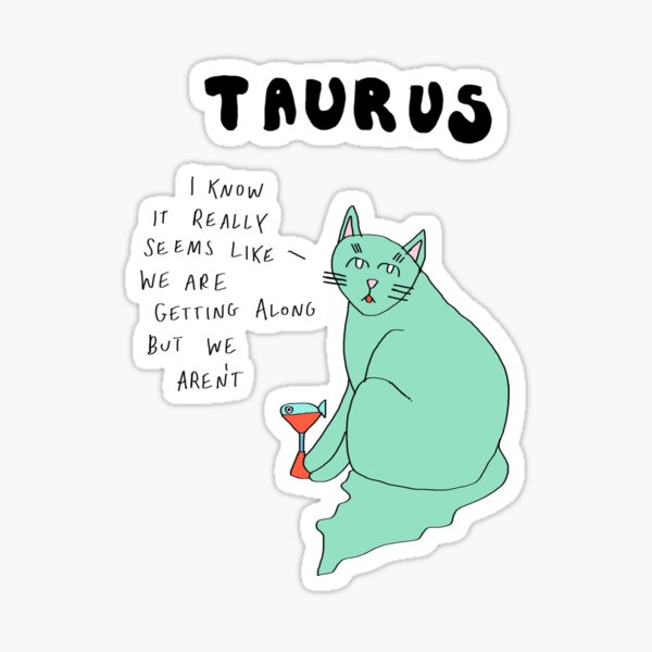 Item preview, Taurus cat  designed and sold by bode burnout.