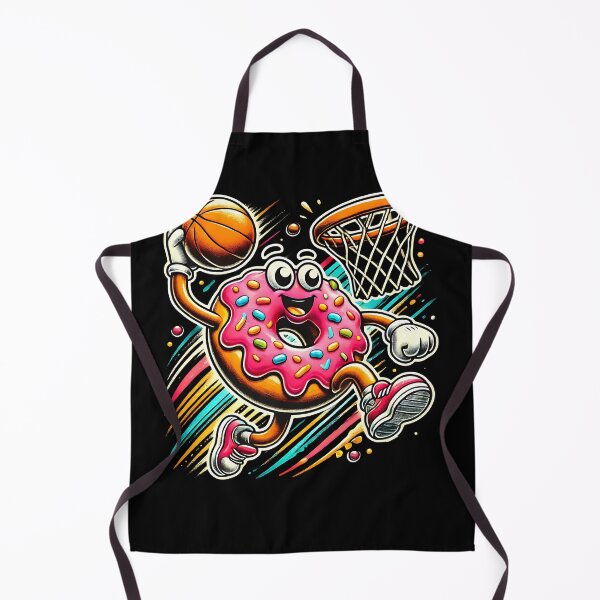 Item preview, Donut Playing Basketball Donut Lover Basketball Player designed and sold by Kimberley King Art King Art.