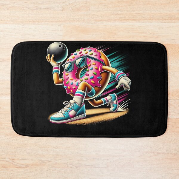 Item preview, Donut Playing Bowling Donut Lover Bowling Player designed and sold by Kimberley King Art  King Art.