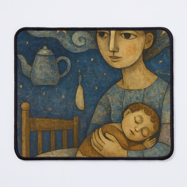 Item preview, Motherhood. Naive Art designed and sold by BoBiloArt.