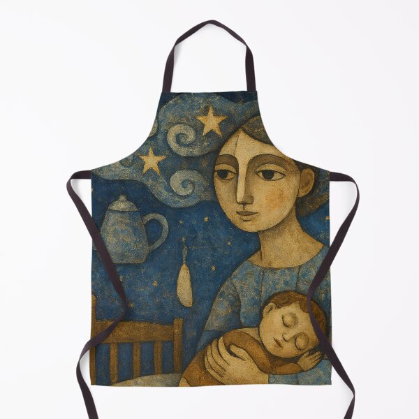 Item preview, Motherhood. Naive Art designed and sold by BoBiloArt.