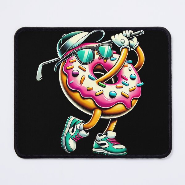 Item preview, Donut Playing Golf Donut Lover Golf Player Golfer designed and sold by Kimberley King Art  King Art.