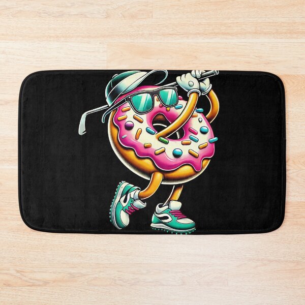 Item preview, Donut Playing Golf Donut Lover Golf Player Golfer designed and sold by Kimberley King Art  King Art.
