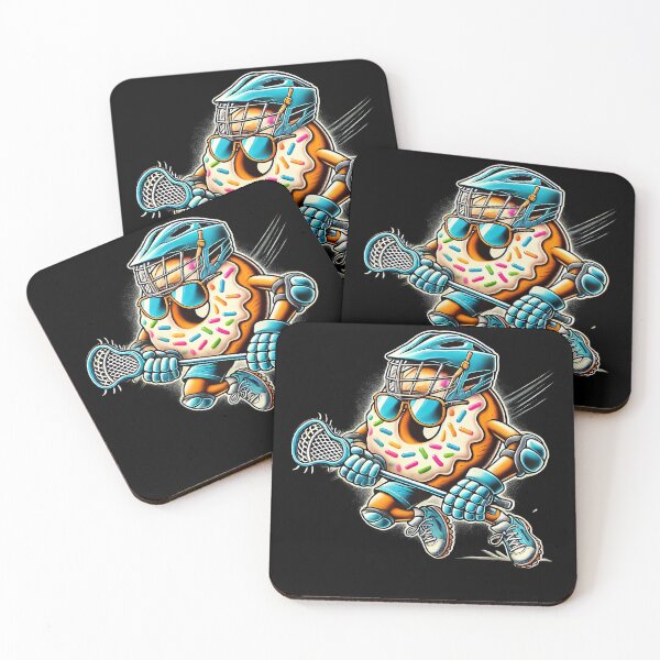 Item preview, Donut Playing Lacrosse Donut Lover Lacrosse Player designed and sold by Kimberley King Art  King Art.