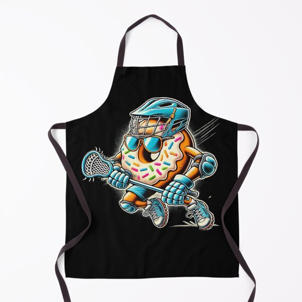 Item preview, Donut Playing Lacrosse Donut Lover Lacrosse Player designed and sold by Kimberley King Art  King Art.