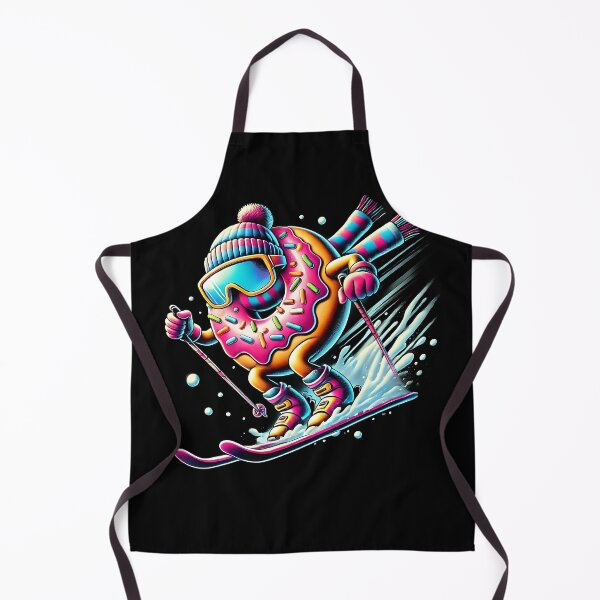Item preview, Donut Playing Skiing Donut Lover Skiier Player designed and sold by Kimberley King Art King Art.