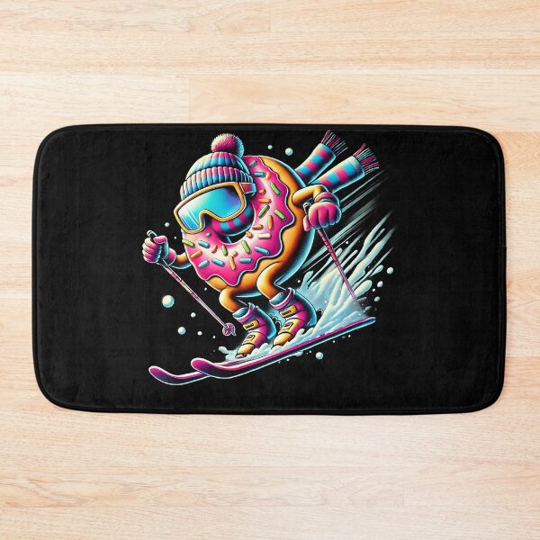 Item preview, Donut Playing Skiing Donut Lover Skiier Player designed and sold by Kimberley King Art  King Art.