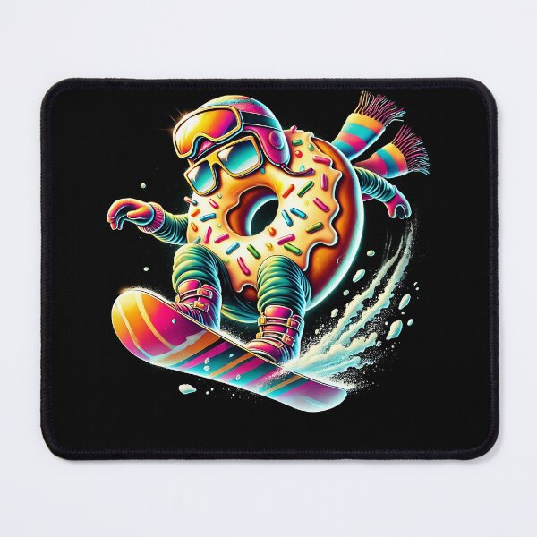 Item preview, Donut Snowboarding Donut Lover Snowboarder Snowboard designed and sold by Kimberley King Art  King Art.