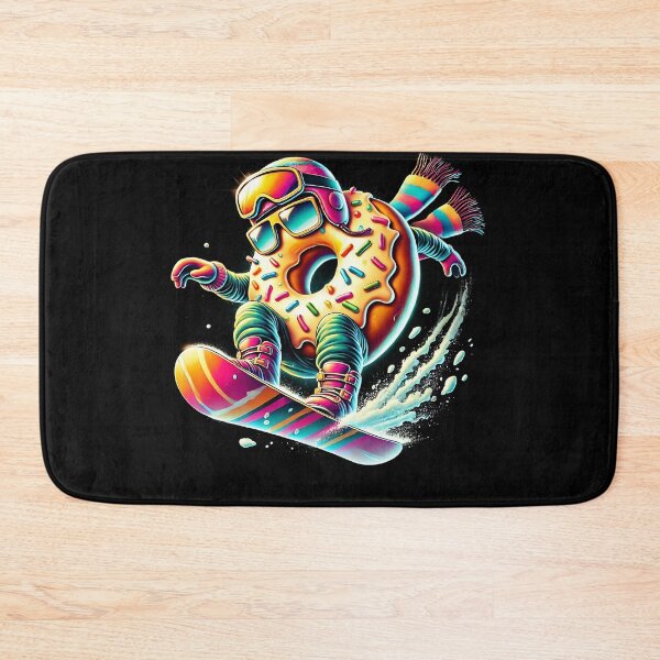 Item preview, Donut Snowboarding Donut Lover Snowboarder Snowboard designed and sold by Kimberley King Art  King Art.