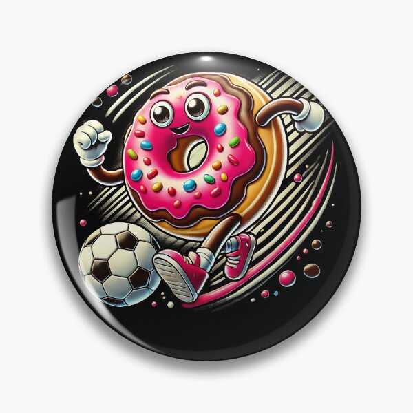 Item preview, Donut Playing Soccer Donut Lover Soccer Player designed and sold by Kimberley King Art  King Art.