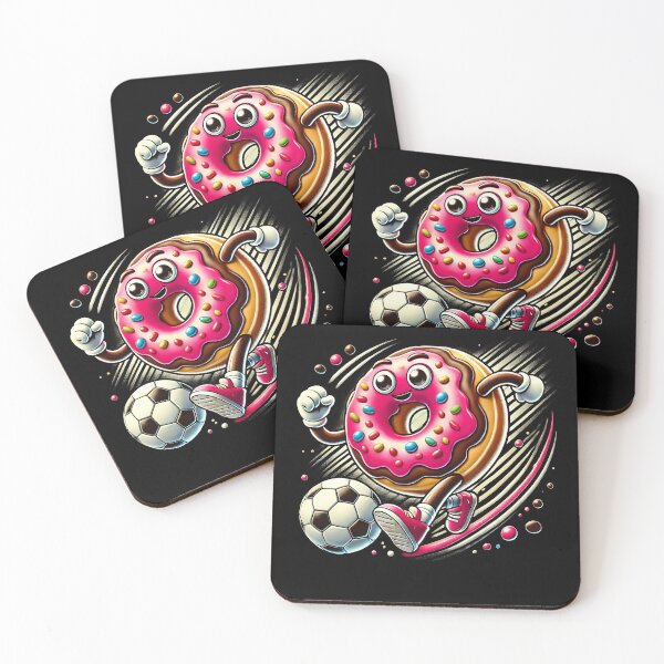 Item preview, Donut Playing Soccer Donut Lover Soccer Player designed and sold by Kimberley King Art  King Art.
