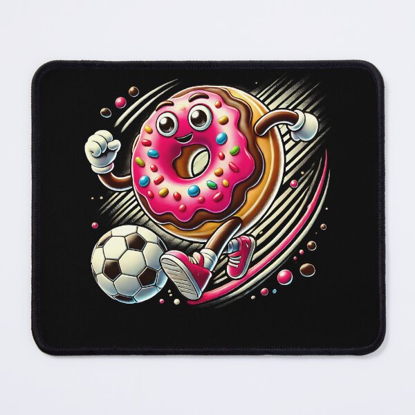 Item preview, Donut Playing Soccer Donut Lover Soccer Player designed and sold by Kimberley King Art  King Art.