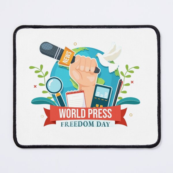 Item preview, "World Press Freedom Day: The Voice of Truth is Louder than Silence" designed and sold by julia alwali.
