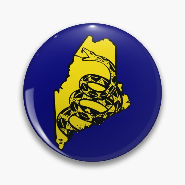 Artikelvorschau, MAINE - Libertär - Tritt nicht auf mich Gadsden Snake auf der MAINER-Karte entworfen und verkauft von pelagio.