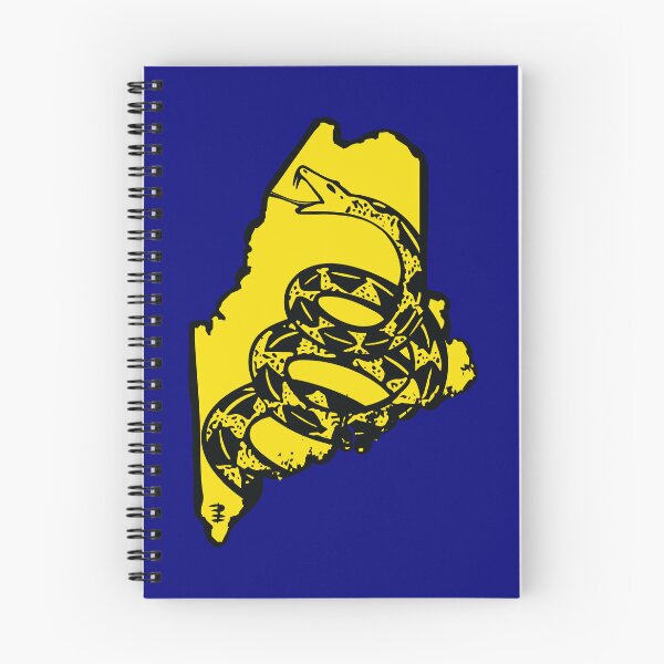 Item preview, MAINE   - Libertarian - Don't Tread On Me Gadsden Snake on MAINER Map  designed and sold by pelagio.