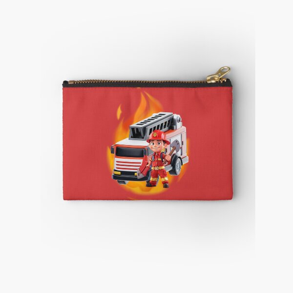 Item preview, Brave Little Firefighter with His Fire Truck designed and sold by PrintArtGraphic.