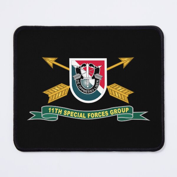 Item preview, Army - 11th Special Forces Group - Flash w Br - Ribbon X 300 designed and sold by Military Insignia Products.