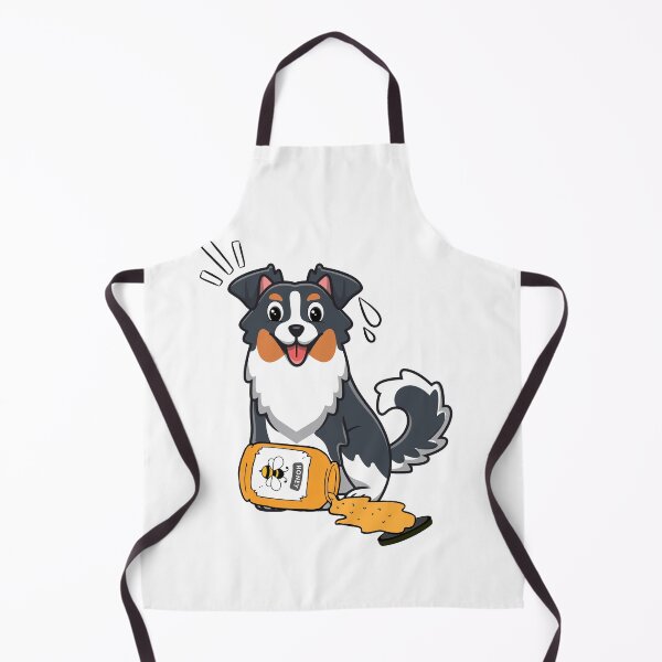 Item preview, Funny Collie Dog spilled a jar of honey designed and sold by Pet Station.