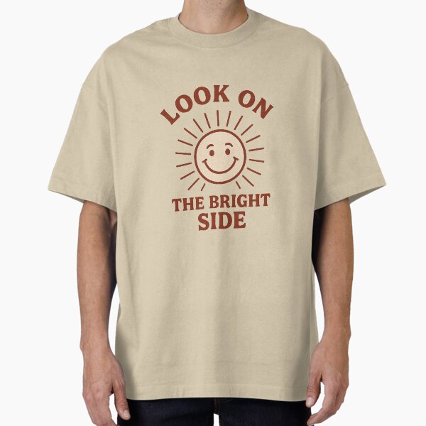 Item preview, Bright Side Retro Sun – Vintage Positivity Tee designed and sold by Threadmood.