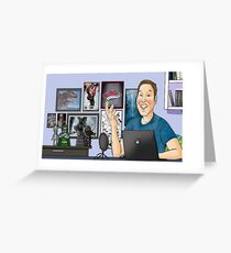 Soundtrack Alley Podcast Art Greeting Card