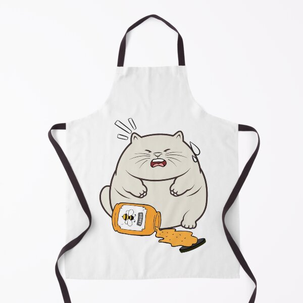 Item preview, Funny Fat Cat spilled a jar of honey designed and sold by Pet Station.