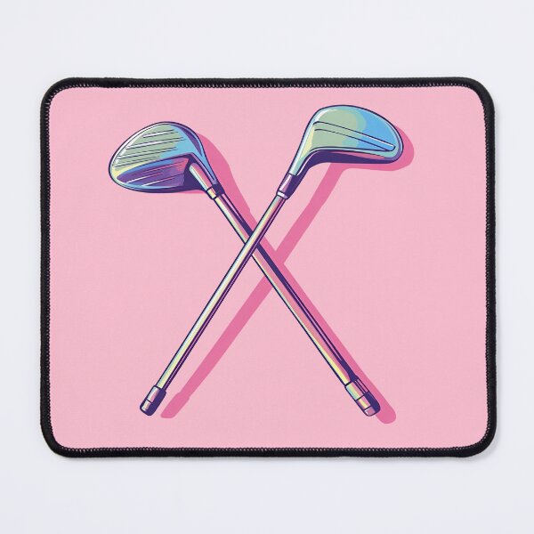Item preview, Golf Club Pink Pattern designed and sold by BeebooDesign.