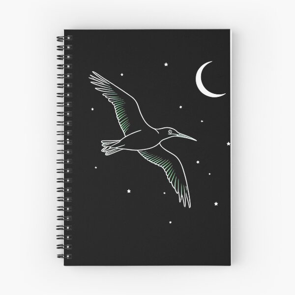 Item preview, Nightjar Ninja Minimalist Bird Silhouette Urban Birding Art designed and sold by VividByAmani.
