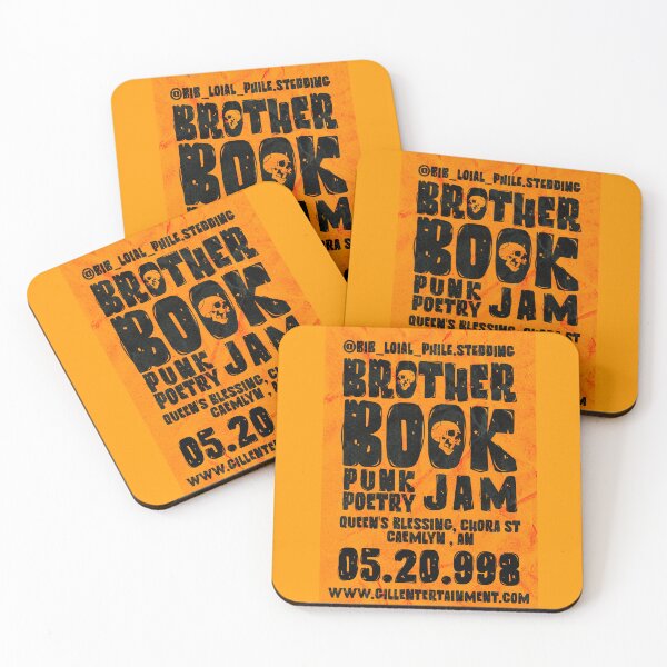 Item preview, Brother Book Punk Poetry Jam - Caemlyn Event Poster designed and sold by Taveren-Tavern.