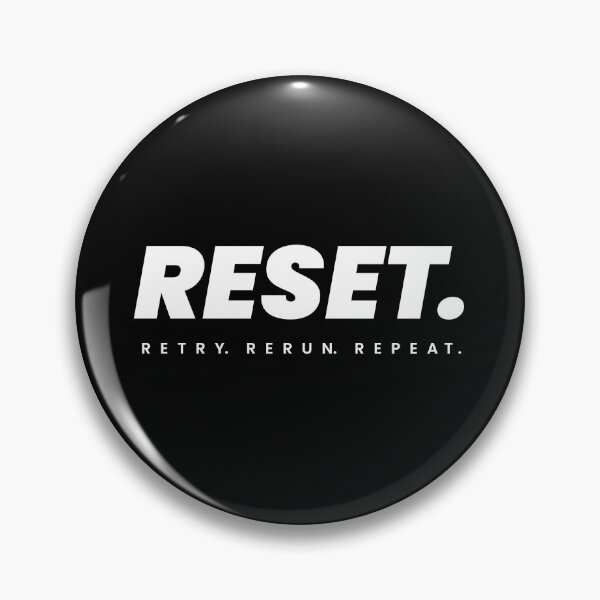 Item preview, Reset. Retry. Rerun. Repeat – Motivational Loop Design designed and sold by FloppyGoals.
