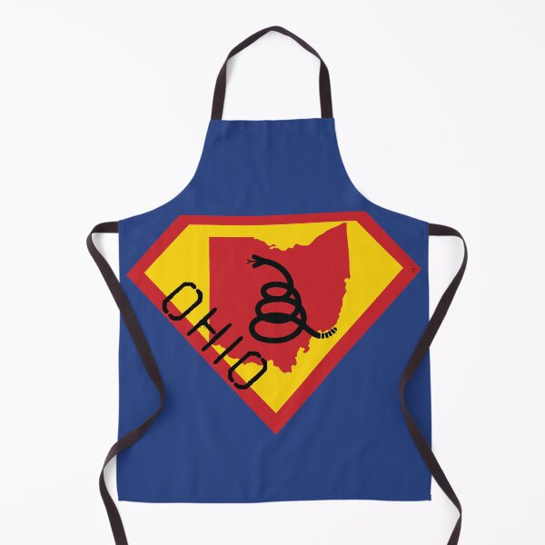 Item preview, OHIOAN SHIELD - Freedom Is The Superpower - Modern Gadsden Snake Flag - Dont Tread On Me SUPERHERO OHIO spellout design designed and sold by pelagio.
