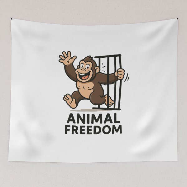 Item preview, Animal Freedom designed and sold by virusRojo.