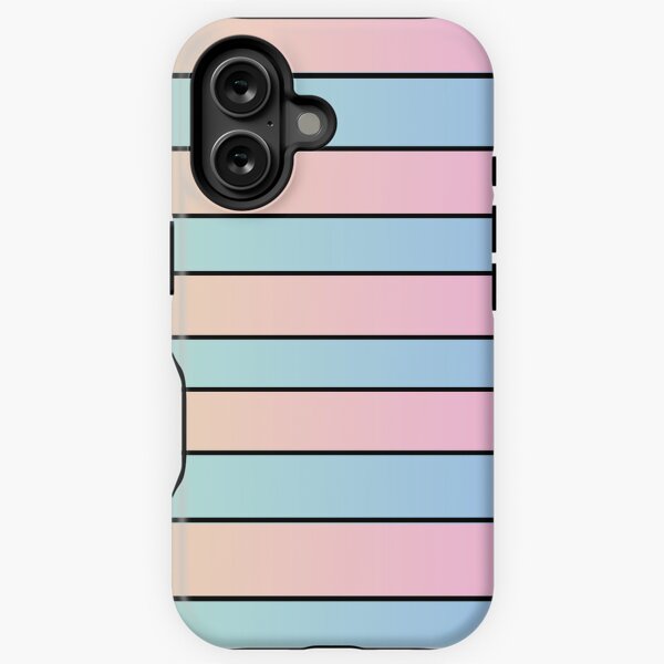 Item preview, Ombre Stripes Pink Blue Yellow designed and sold by MoonMonkeyNbear.