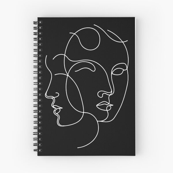 Item preview, Minimalism That Speaks Volumes - Face Out Line designed and sold by e-milka.