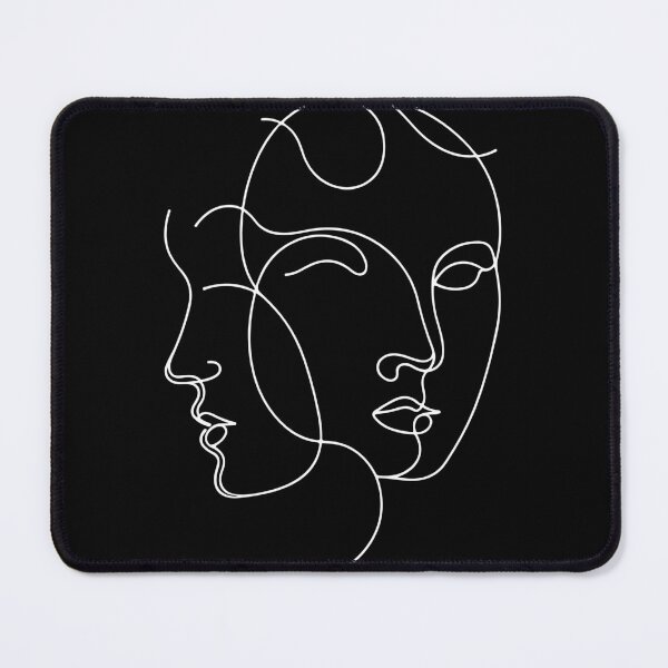 Item preview, Minimalism That Speaks Volumes - Face Out Line designed and sold by e-milka.
