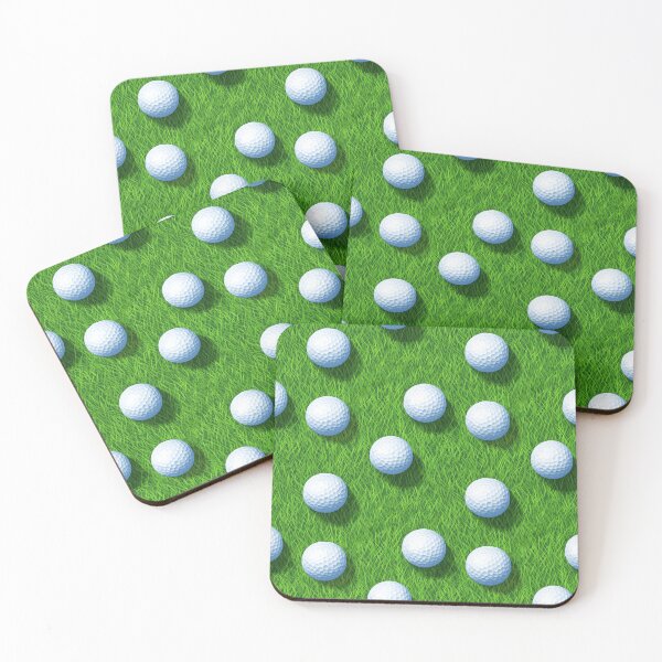 Item preview, Golf ball on grass seamless pattern designed and sold by BeebooDesign.