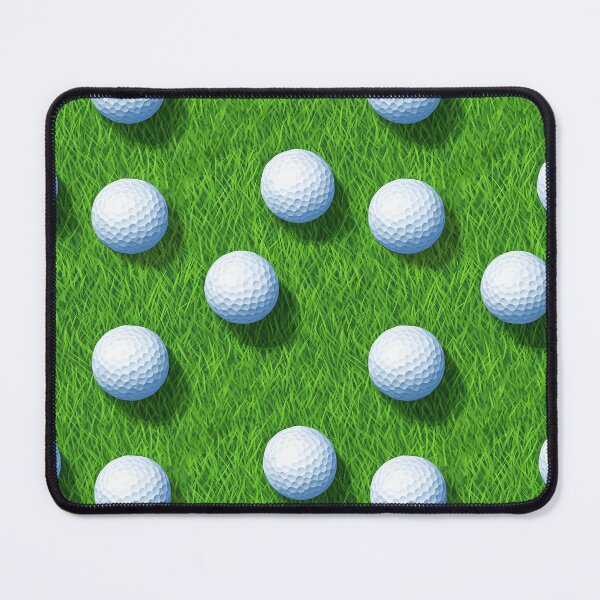 Item preview, Golf ball on grass seamless pattern designed and sold by BeebooDesign.