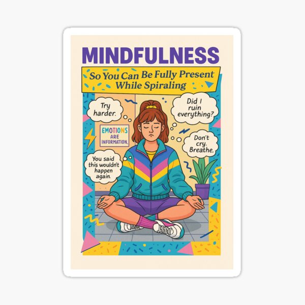 Item preview, Meditation: Be Present While Spiralling designed and sold by Trauma Nicole.