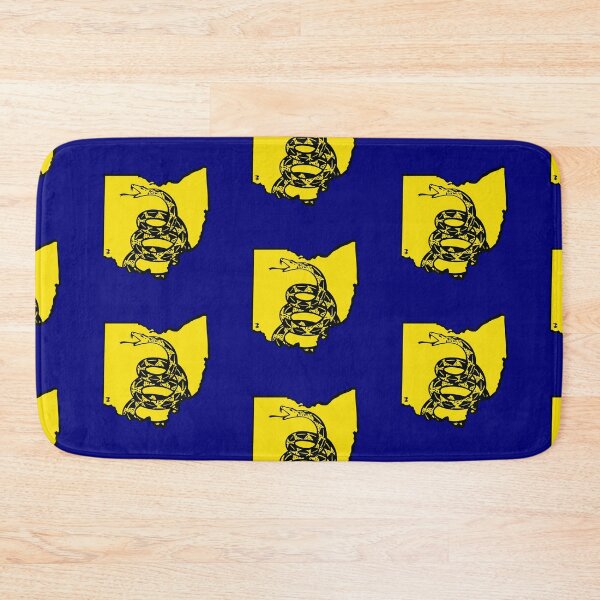 Item preview, OHIO    - Libertarian - Don't Tread On Me Gadsden Snake on OHIOAN Map  designed and sold by pelagio.