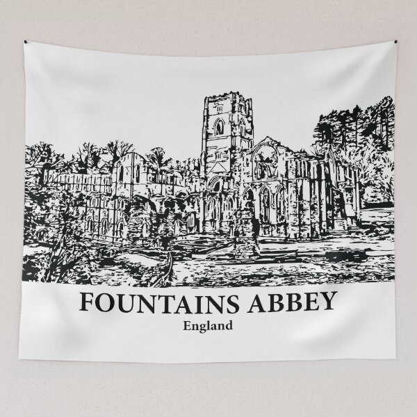 Item preview, Fountains Abbey - England designed and sold by Lakeric Cityscapes.