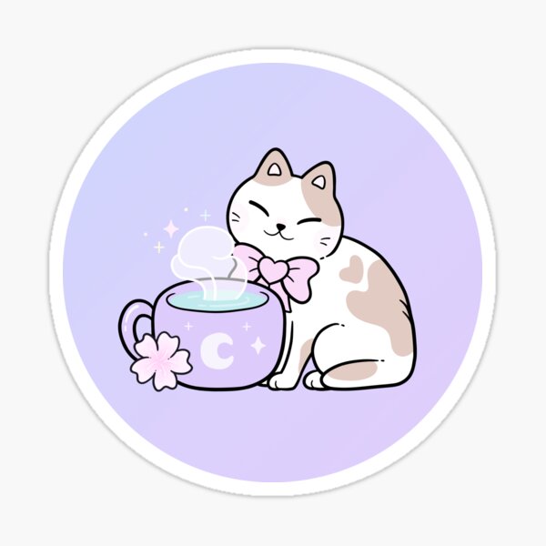 Item preview, Sakura Tea Kitty | Nikury designed and sold by nikury.