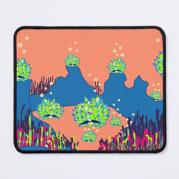 Item preview, Deep Sea Creatures 葉っぱの羊 可愛い 海の生き物 可愛いアート  海の冒険  designed and sold by French Papyrus Studio.