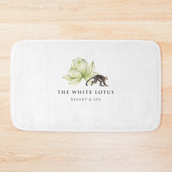 Item preview, The White Lotus Monkey designed and sold by goodvibesgreatlakes.