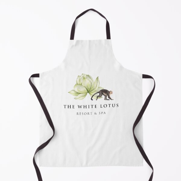 Item preview, The White Lotus Monkey designed and sold by goodvibesgreatlakes.