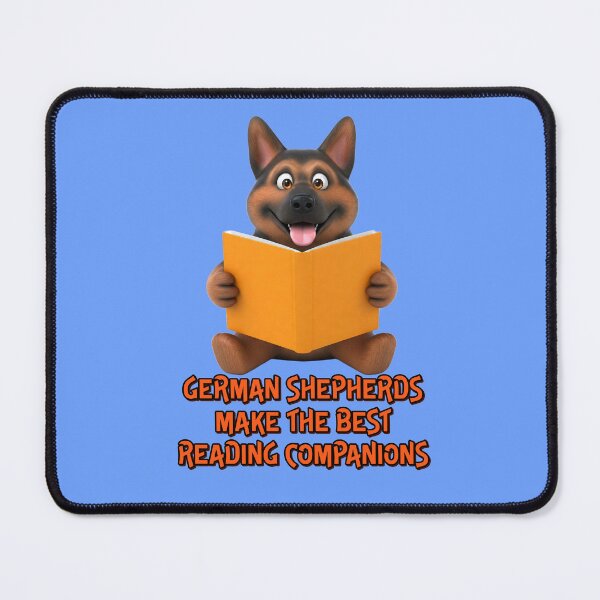 Item preview, German shepherds make the best reading companions designed and sold by AnTartstudios.