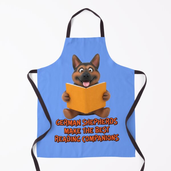 Item preview, German shepherds make the best reading companions designed and sold by AnTartstudios.