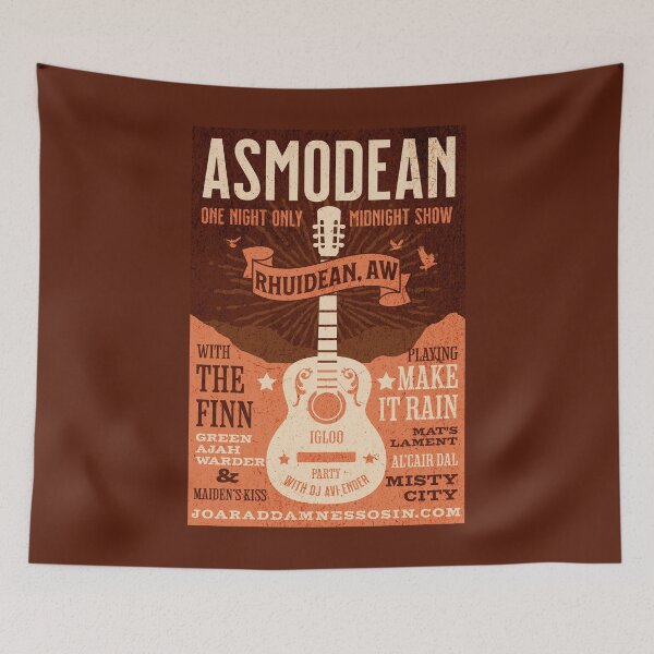 Item preview, Asmodean - One Night Only Concert Poster designed and sold by Taveren-Tavern.