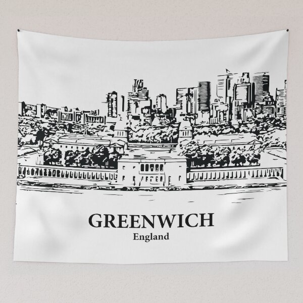 Item preview, Greenwich - England designed and sold by Lakeric Cityscapes.