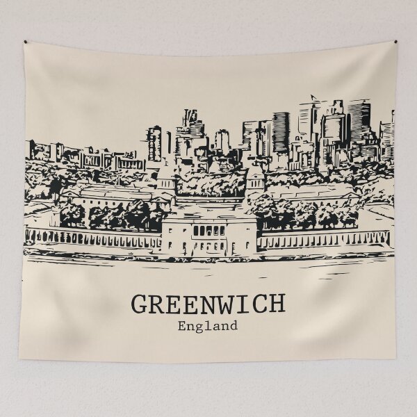 Item preview, Greenwich - England designed and sold by Lakeric Cityscapes.