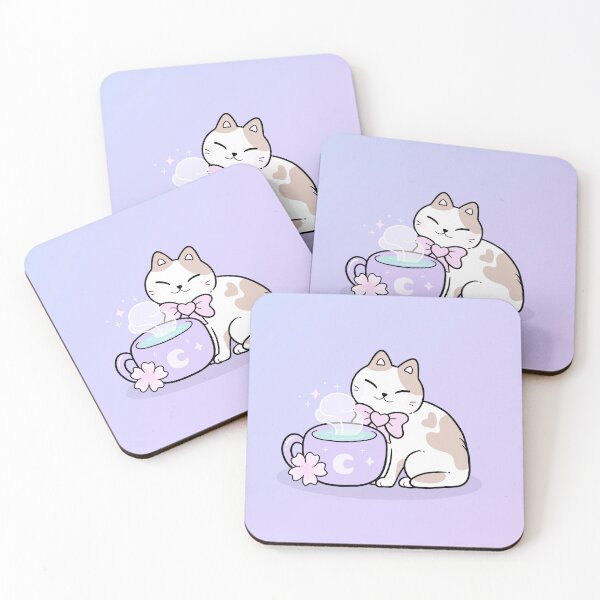 Item preview, Sakura Tea Kitty | Nikury designed and sold by nikury.