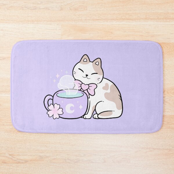 Item preview, Sakura Tea Kitty | Nikury designed and sold by nikury.